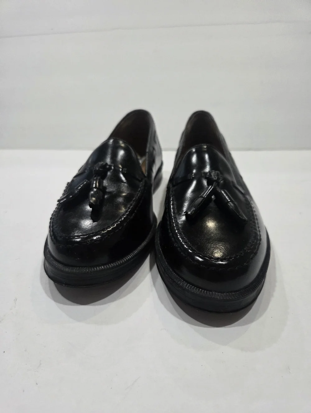 Mark Jason Black Tassel Leather Loafers Sz.13.5